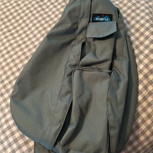 KAVU Sling Bag in sage green